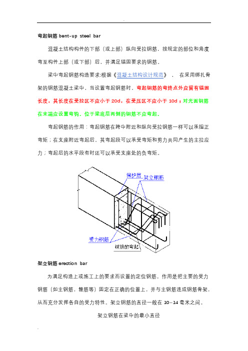 钢筋工程术语及图示