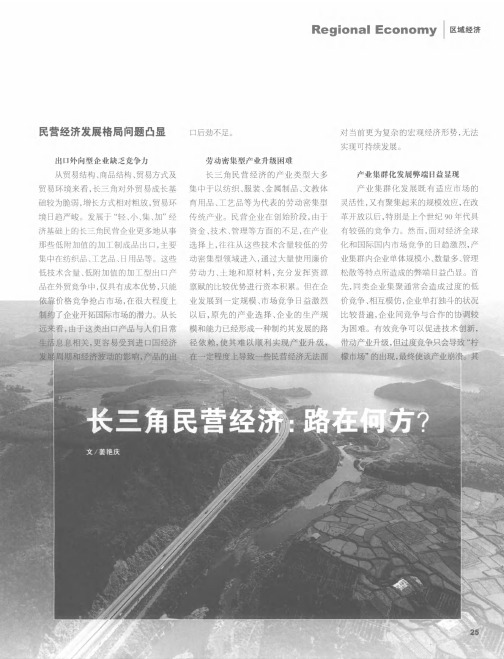 长三角民营经济：路在何方？