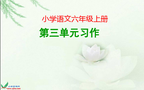 人教版六年级语文上册第三单元习作(互相关爱)