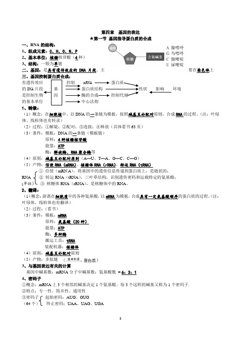 高中生物必修二知识点2讲解