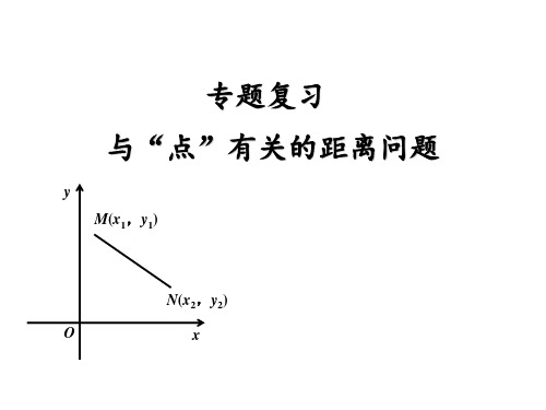 中考数学专题复习：与“点”有关的距离问题