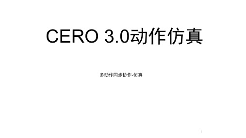 CERO3.0动作仿真PPT课件