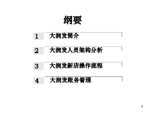 大润发操作手册