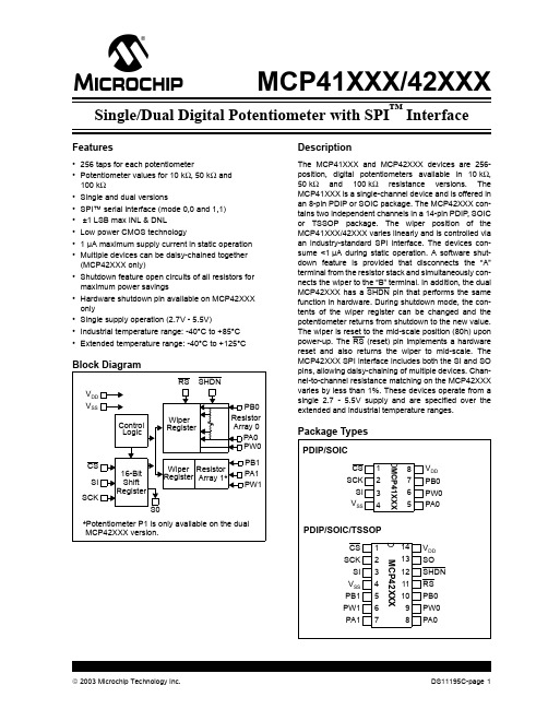 MCP41050资料