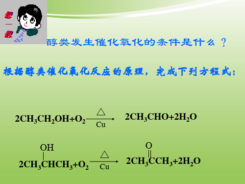 醇类催化氧化反应hx523 完整版课件PPT