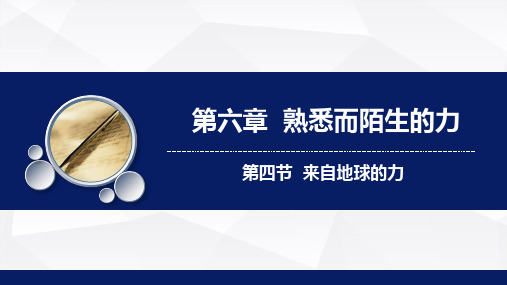 6.4  来自地球的力课件  版物理八年级上学期