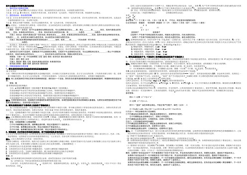 高中生物遗传学判断问题归纳详解