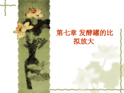 第七章_发酵罐的比拟放大