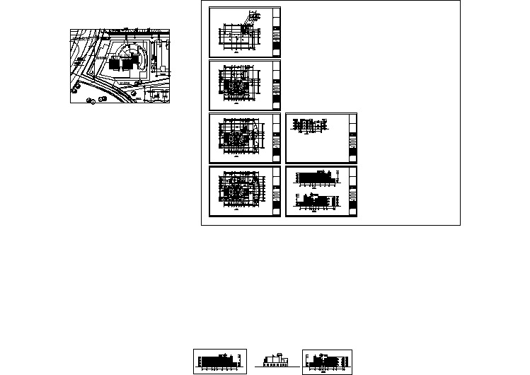 某地高档幼儿园建筑CAD示意图