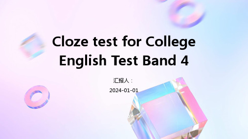 Cloze+test+for+College+English+Test+Band+4