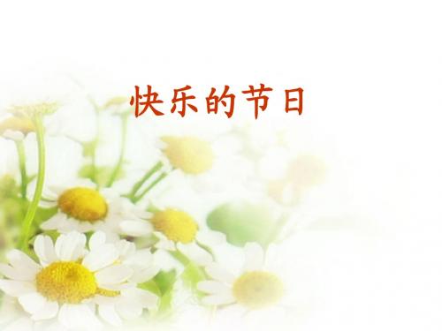 快乐的节日1.PPT