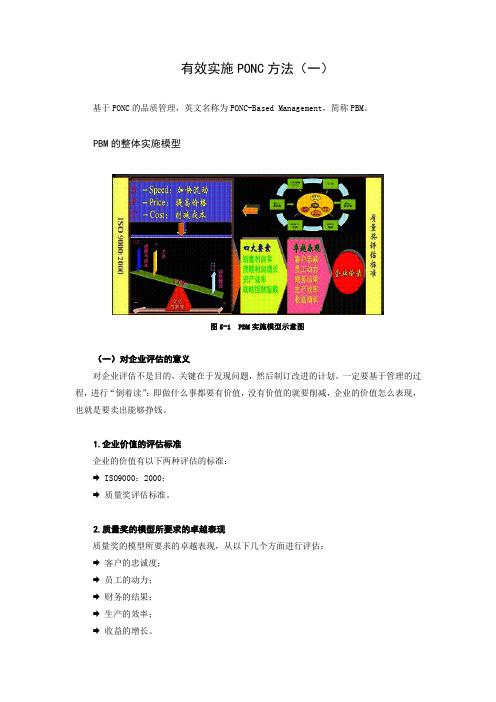 有效实施PONC方法(一)