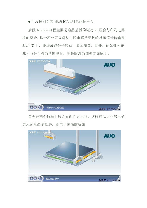 液晶板制作流程之后段Module