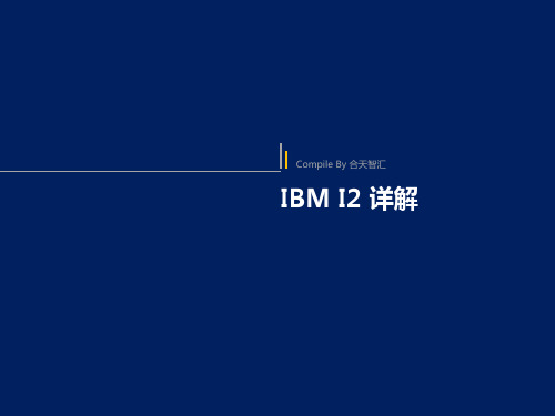 IBM I2详细介绍PPT