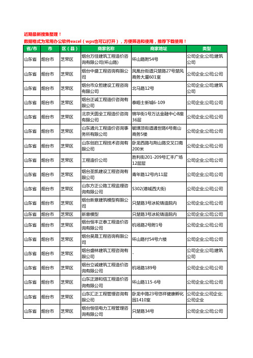 2020新版山东省烟台市工程造价有限公司工商企业公司商家名录名单黄页联系方式大全50家