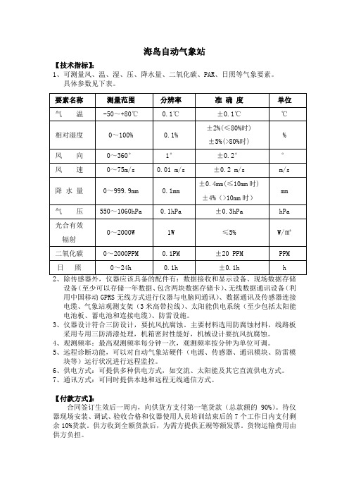 海岛自动气象站