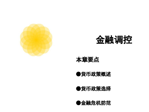 金融学教程(第二版)课件：金融调控