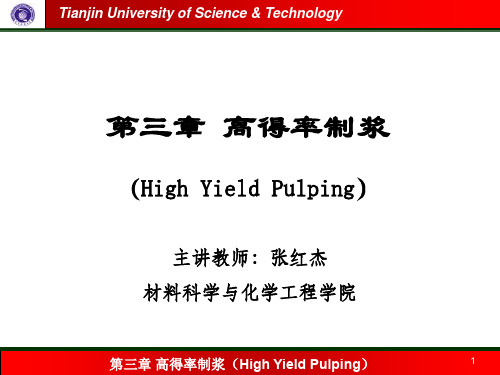 高得率制浆概述