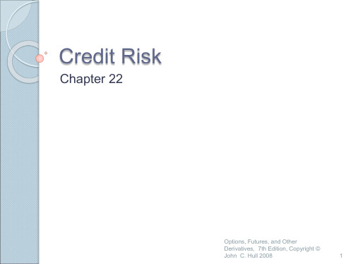 Credit Risk - John Hull