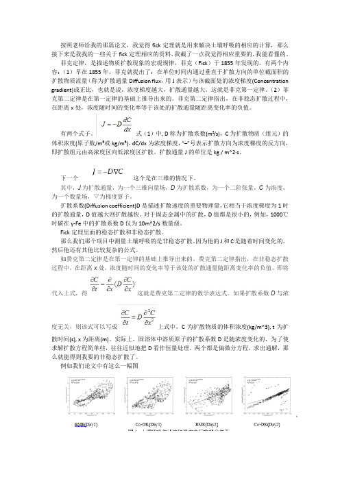 fick定理