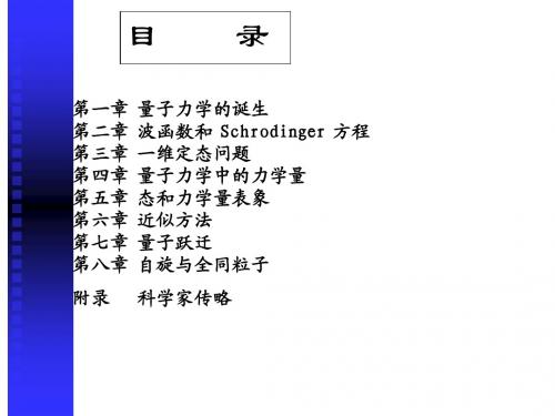 北京大学量子力学课件 第六章 近似方法