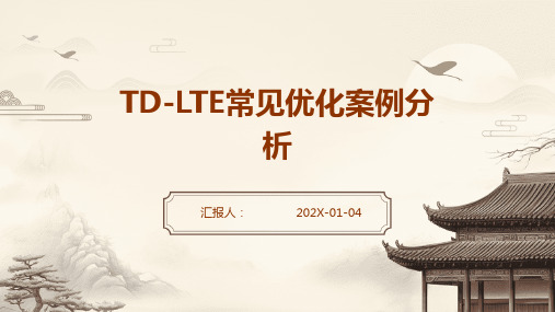 TD LTE常见优化案例分析