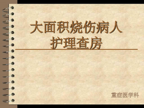 大面积烧伤护理查房