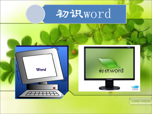 初级中学信息技术初识wordPPT课件2