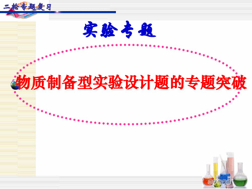 2020届高考化学二轮复习-物质制备型实验设计题的专题突破(25页)