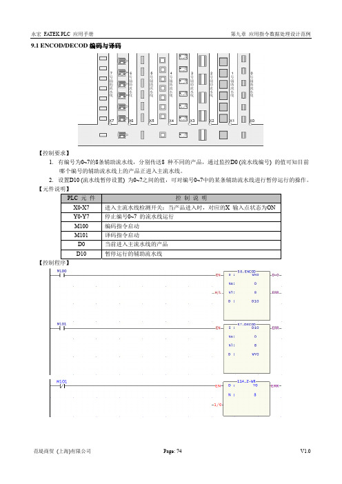 永宏PLC案例100案例第9章