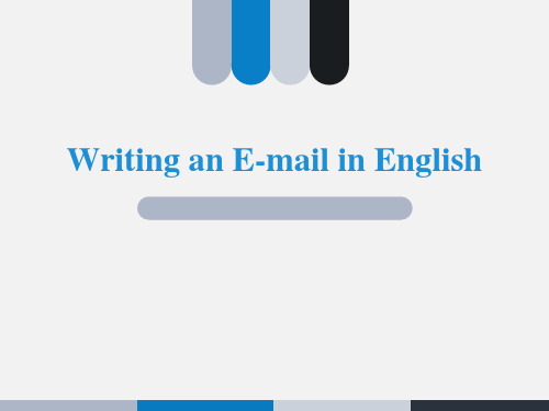 《Writing an E-mail in English》I Love Learning Engl