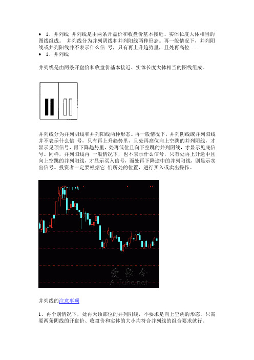 K线学习—— 83种股票走势图解析