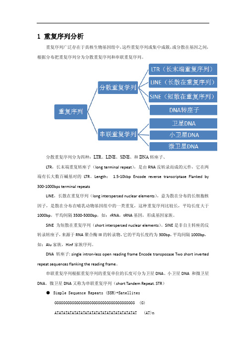 重复序列分析文档