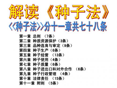 20131222种子培训精品课件