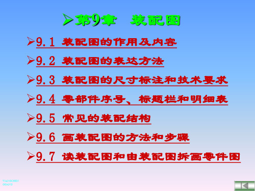 合肥工业大学-工程图学C-第9章 装配图