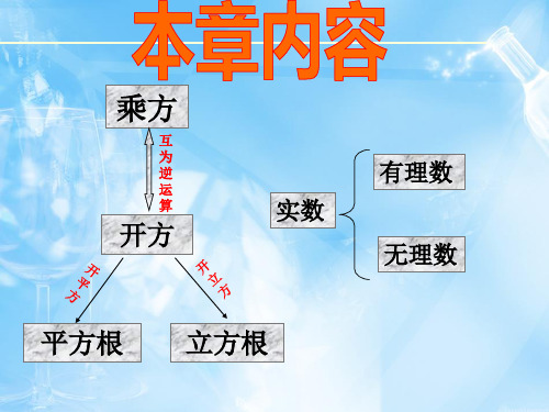 七年级下册数学第6章实数章节复习课件