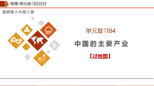 单元复习04 中国的主要产业【过地图】-2022-2023学年八年级地理上册单元复习过过过(湘教版)