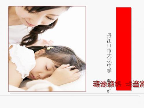 初中作文捕捉细节,感悟亲情ppt1