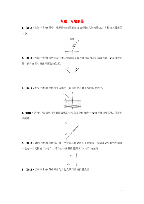 2019年中考物理总复习课件(打包21套)
