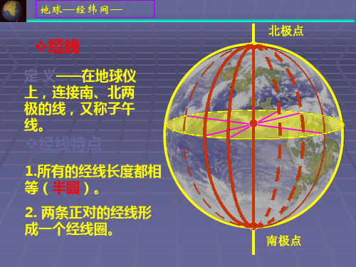 经纬网和有经纬网地图方向判断