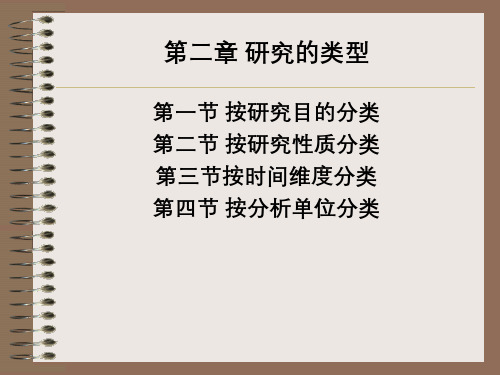 社会研究方法 第2章