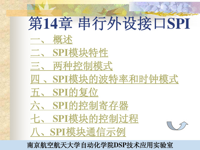 DSP串行外设接口SPI