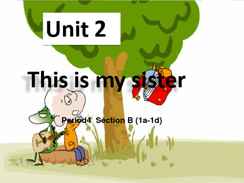 新人教版七年级英语上册Unit 2period4省优获奖课件