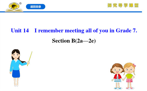 20版英语《金榜学案》人教版九年级全：Unit 14 Section B(2a—2e)