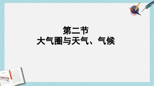 2019-2020年鲁教版高中地理必修一-第二节 大气圈与天气、气候课件 (共40张PPT)