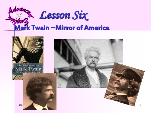 高级英语 unit6 Mark Twain —Mirror of America