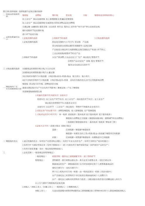 中国税制之流转税制资料