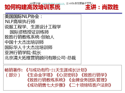 教练系统OPP PPT课件