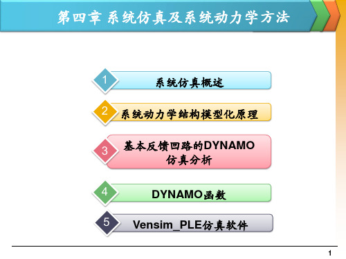 系统仿真及系统动力学方法PPT课件