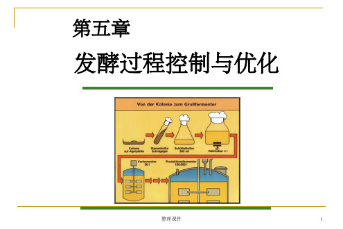 发酵过程控制与优化